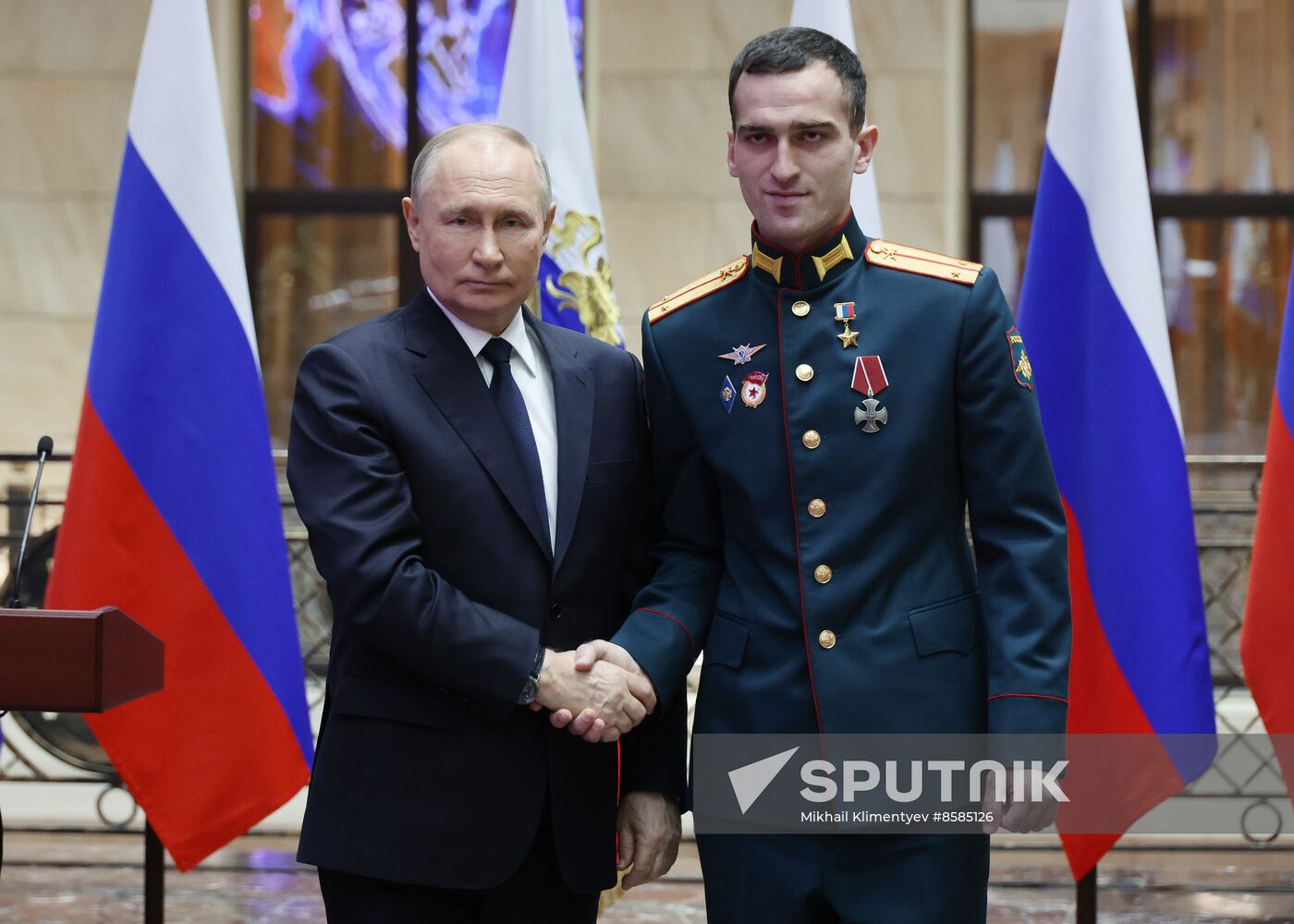 Russia Putin Hero Gold Medals Presentation