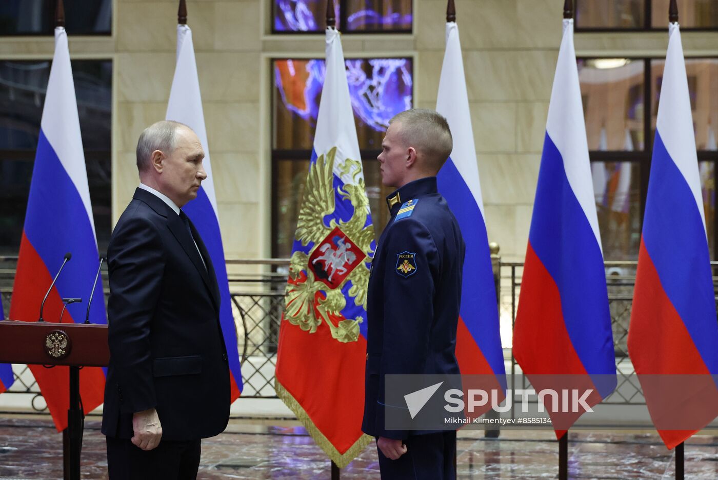 Russia Putin Hero Gold Medals Presentation