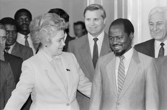 Delegation of People's Republic of Mozambique visits USSR