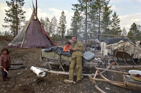Reindeer herders of Khanty-Mansi Autonomous Area