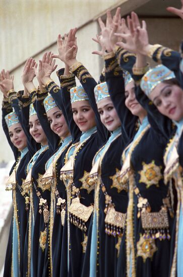 Soloists of Bakhor Ensemble in Uzbek SSR