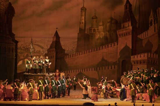 Opera 'Khovanshchina' staged at State Academic Bolshoi Theater of USSR
