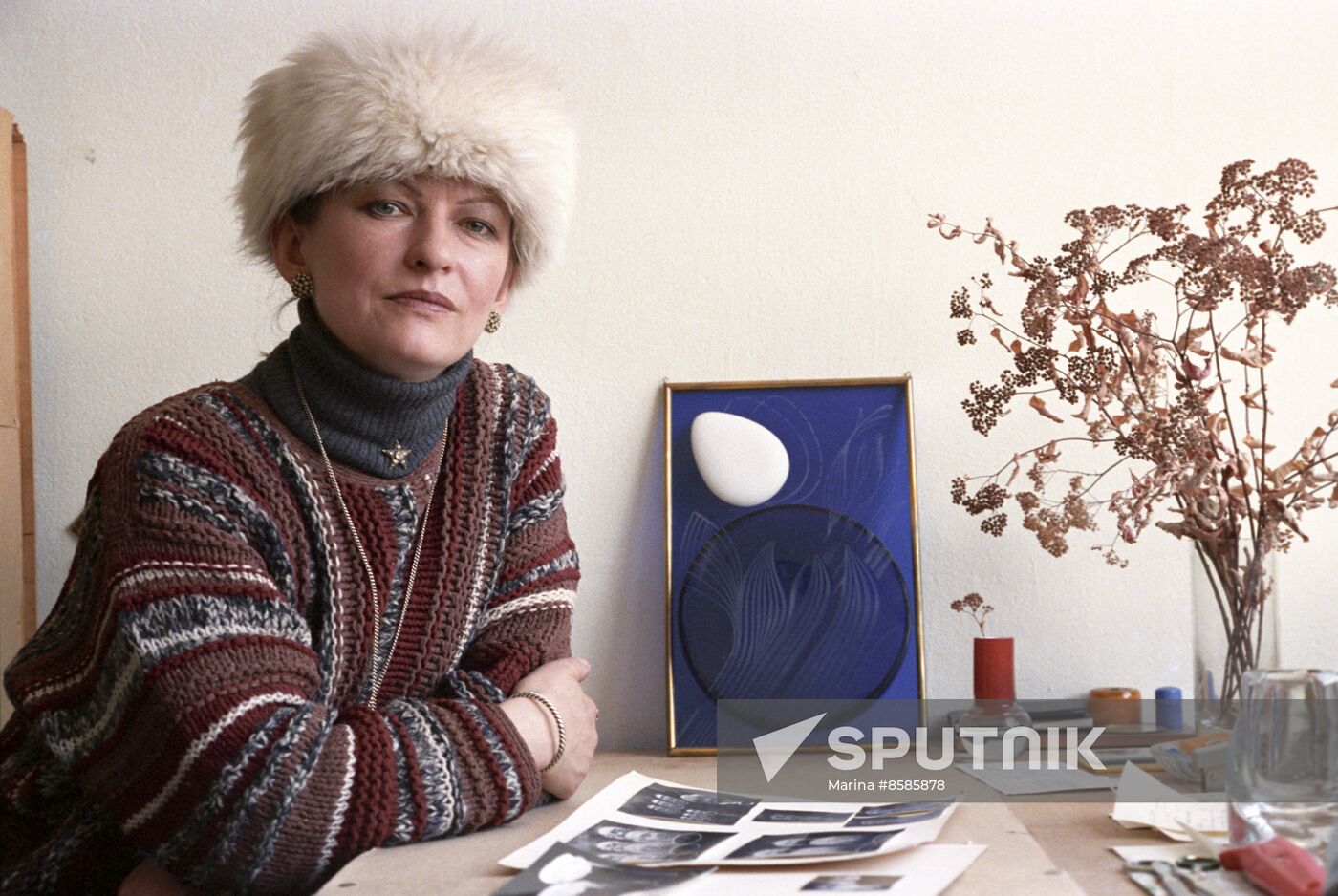 Glass artist Natalia Evert