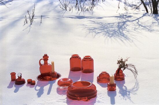 Glass artist Natalia Evert