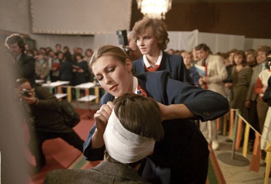 International flight attendant competition in Hungary