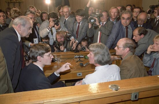 Mathias Rust stands trial