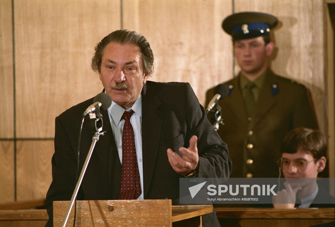 Mathias Rust stands trial