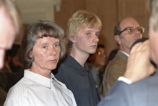 Mathias Rust stands trial