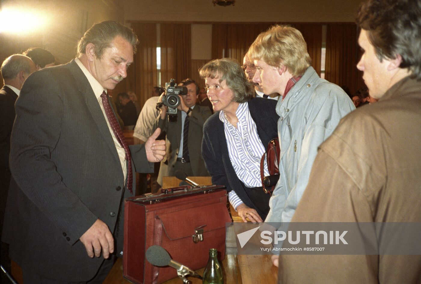 Mathias Rust stands trial