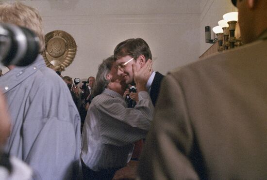 Mathias Rust stands trial