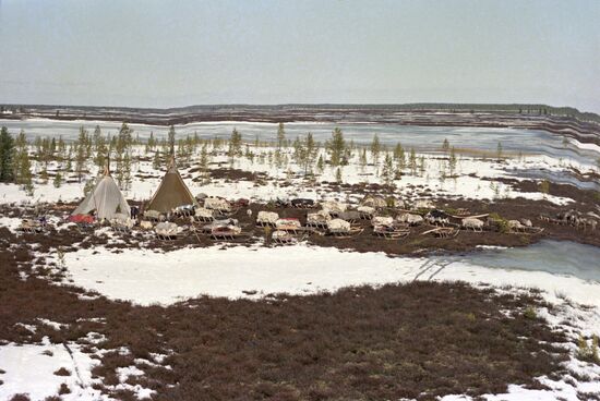 Reindeer herders of the Khanty-Mansi Autonomous Area