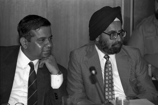 USSR-India: Relations in Changing World news conference