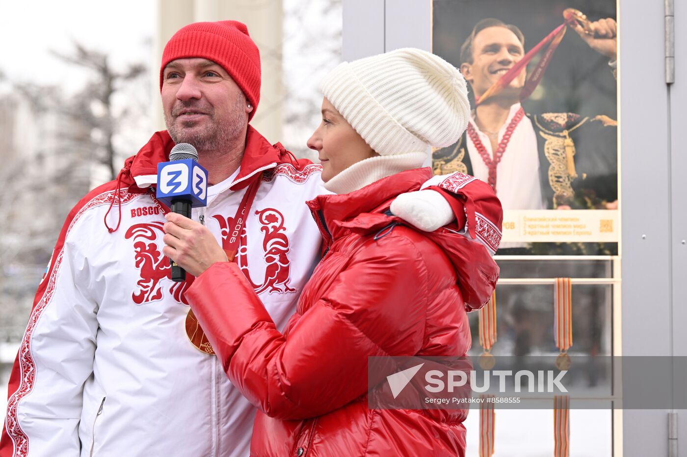 RUSSIA EXPO. Opening ceremony of Glory Alley new exhibition