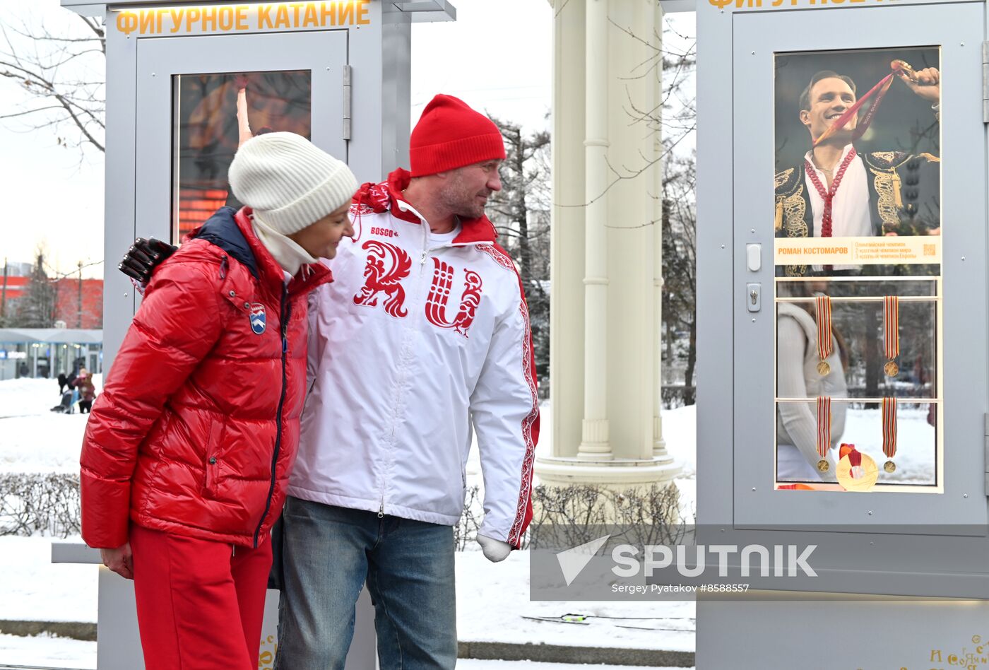 RUSSIA EXPO. Opening ceremony of Glory Alley new exhibition