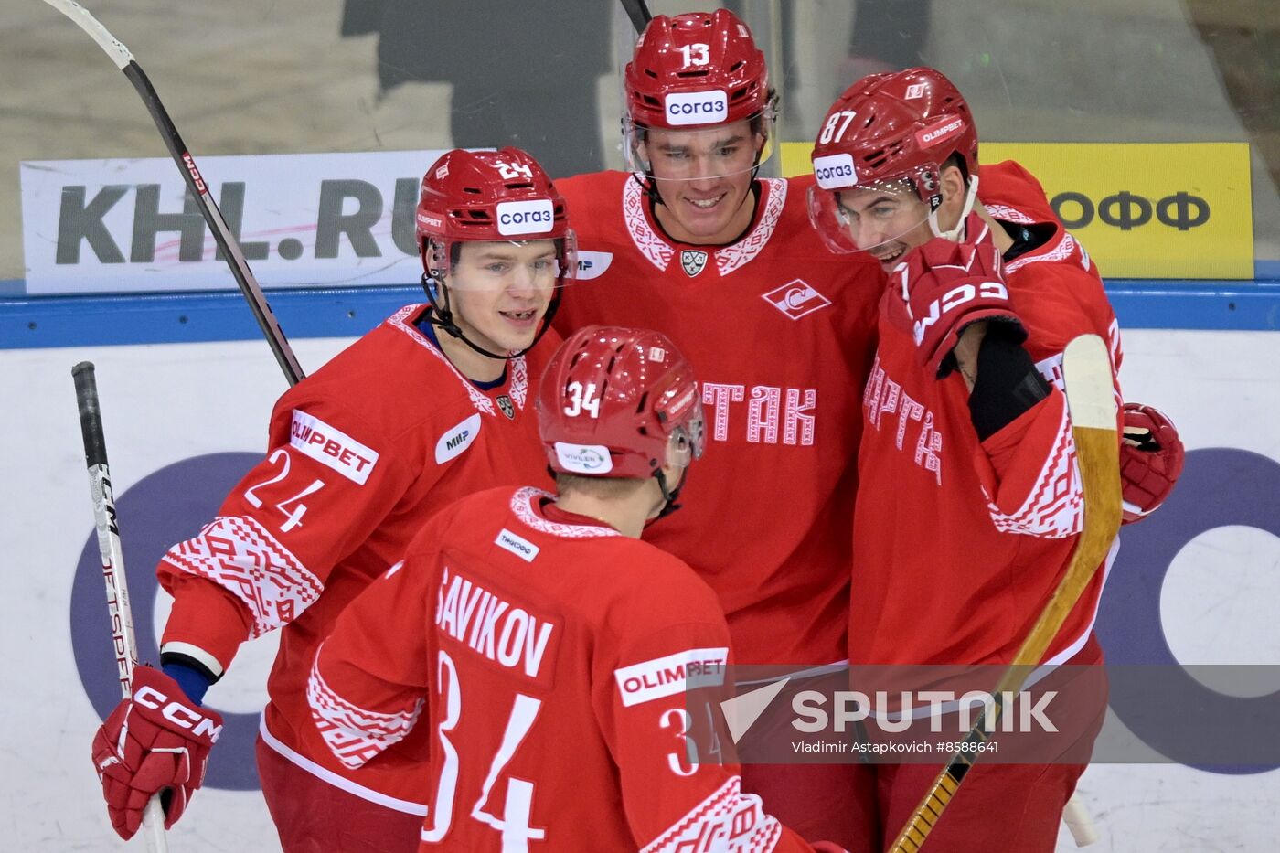 Russia Ice Hockey Kontinental League Spartak - Kunlun RS