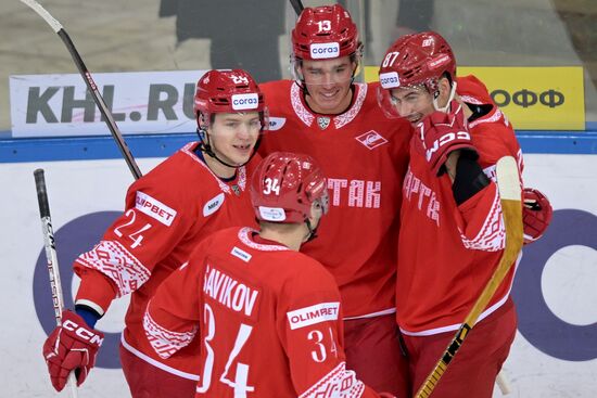 Russia Ice Hockey Kontinental League Spartak - Kunlun RS