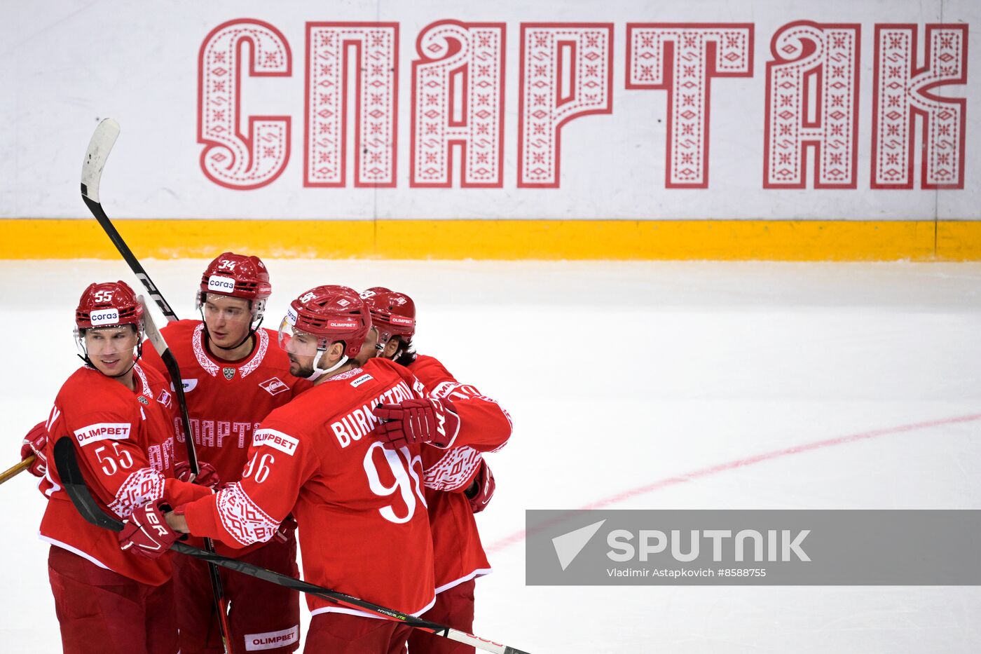 Russia Ice Hockey Kontinental League Spartak - Kunlun RS