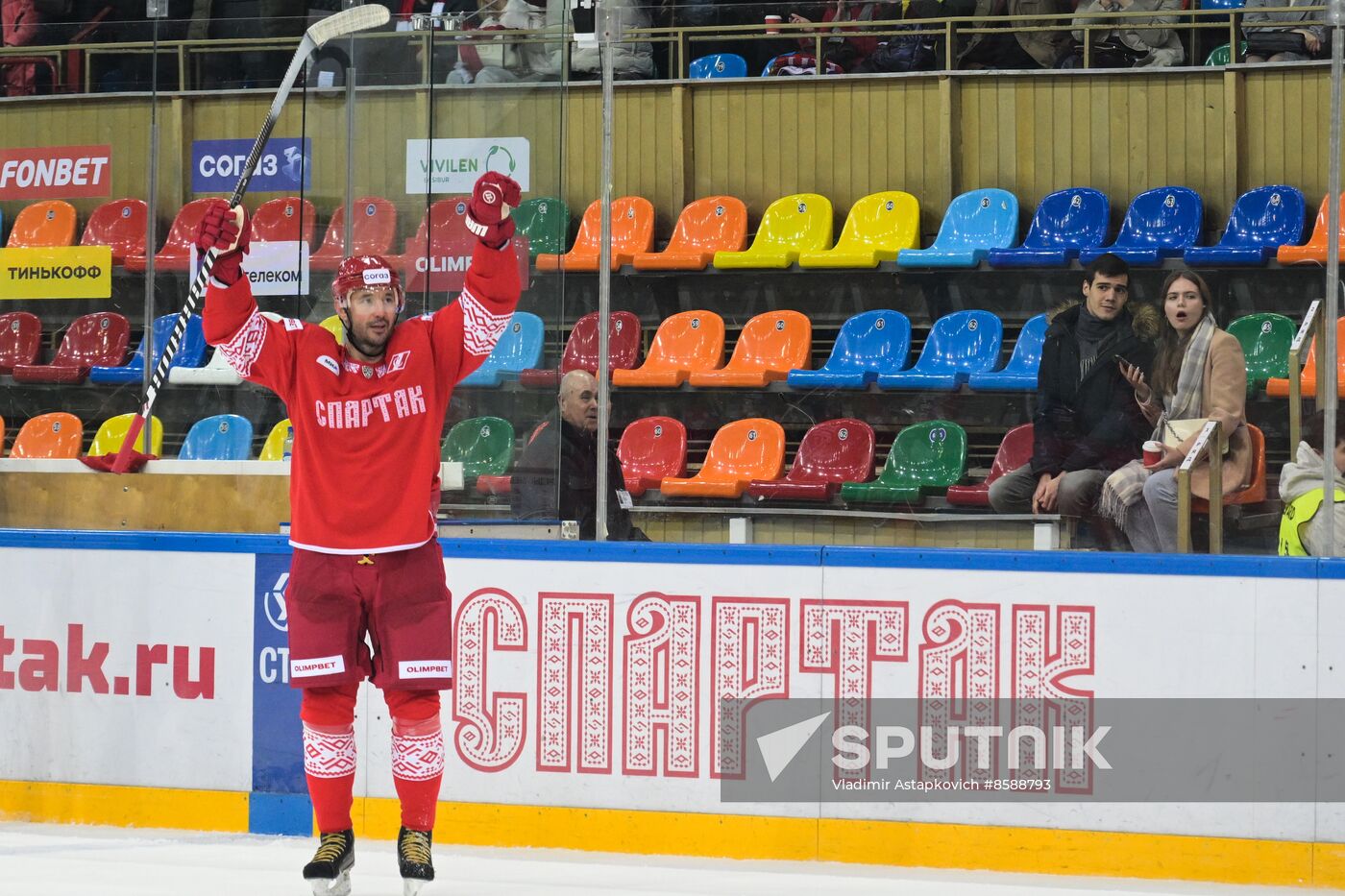 Russia Ice Hockey Kontinental League Spartak - Kunlun RS