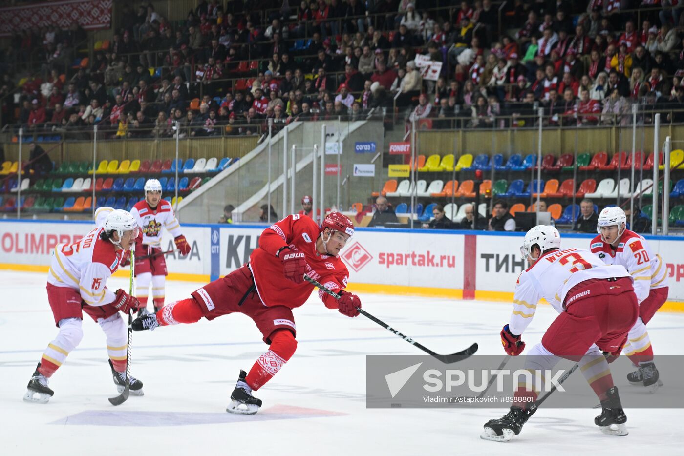 Russia Ice Hockey Kontinental League Spartak - Kunlun RS