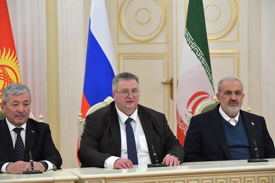 Russia EAEU Iran Trade Agreement