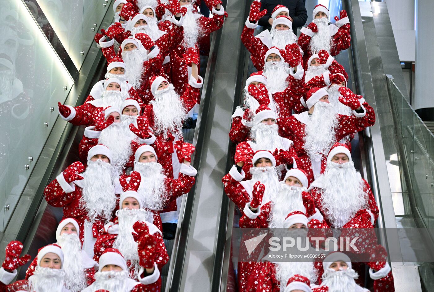 Russia New Year Season Fathers Frost