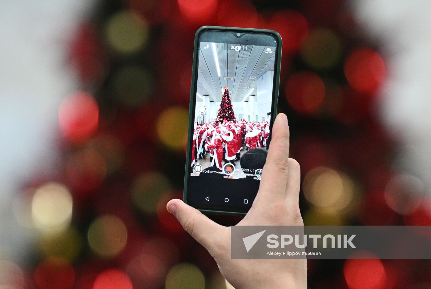 Russia New Year Season Fathers Frost
