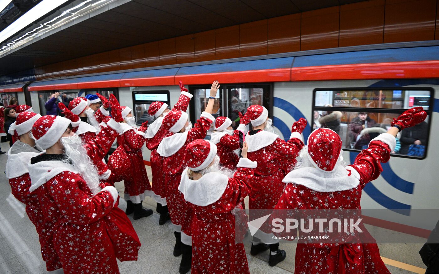Russia New Year Season Fathers Frost