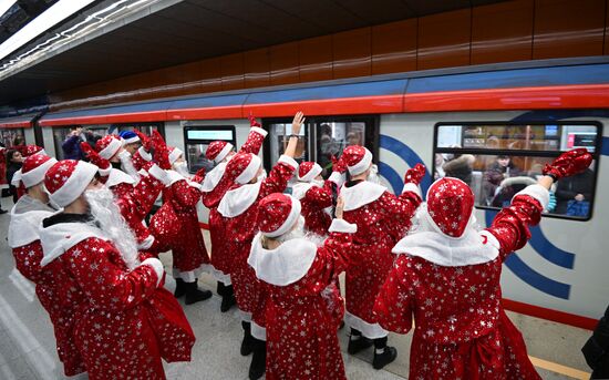 Russia New Year Season Fathers Frost