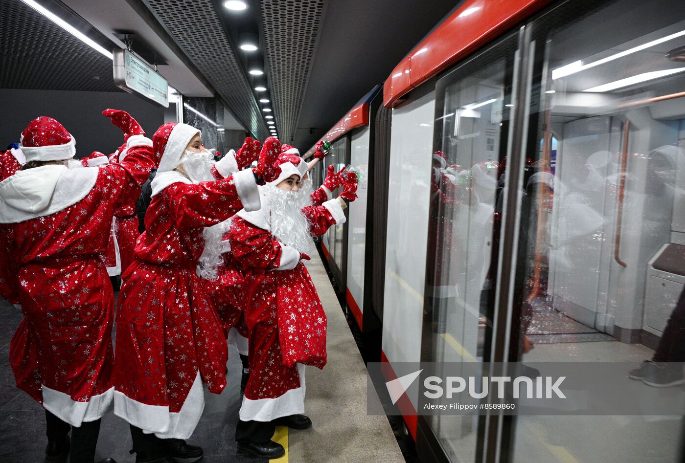 Russia New Year Season Fathers Frost