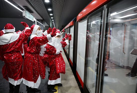 Russia New Year Season Fathers Frost