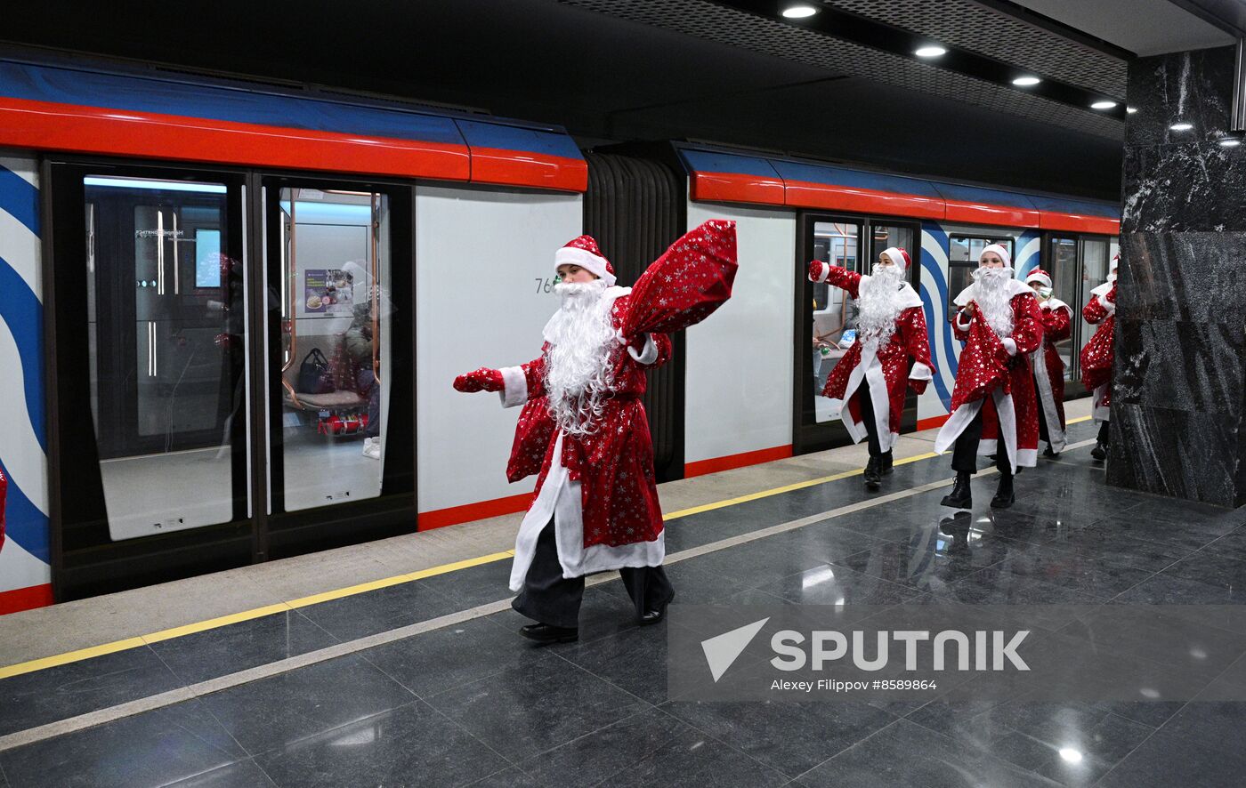 Russia New Year Season Fathers Frost