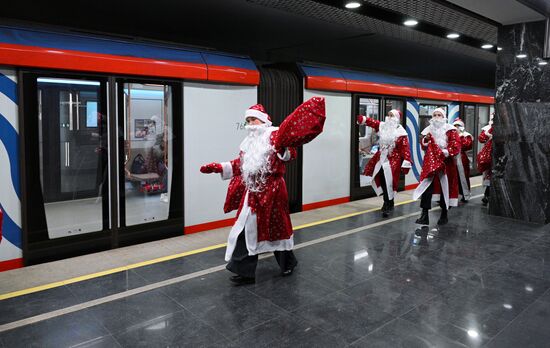 Russia New Year Season Fathers Frost