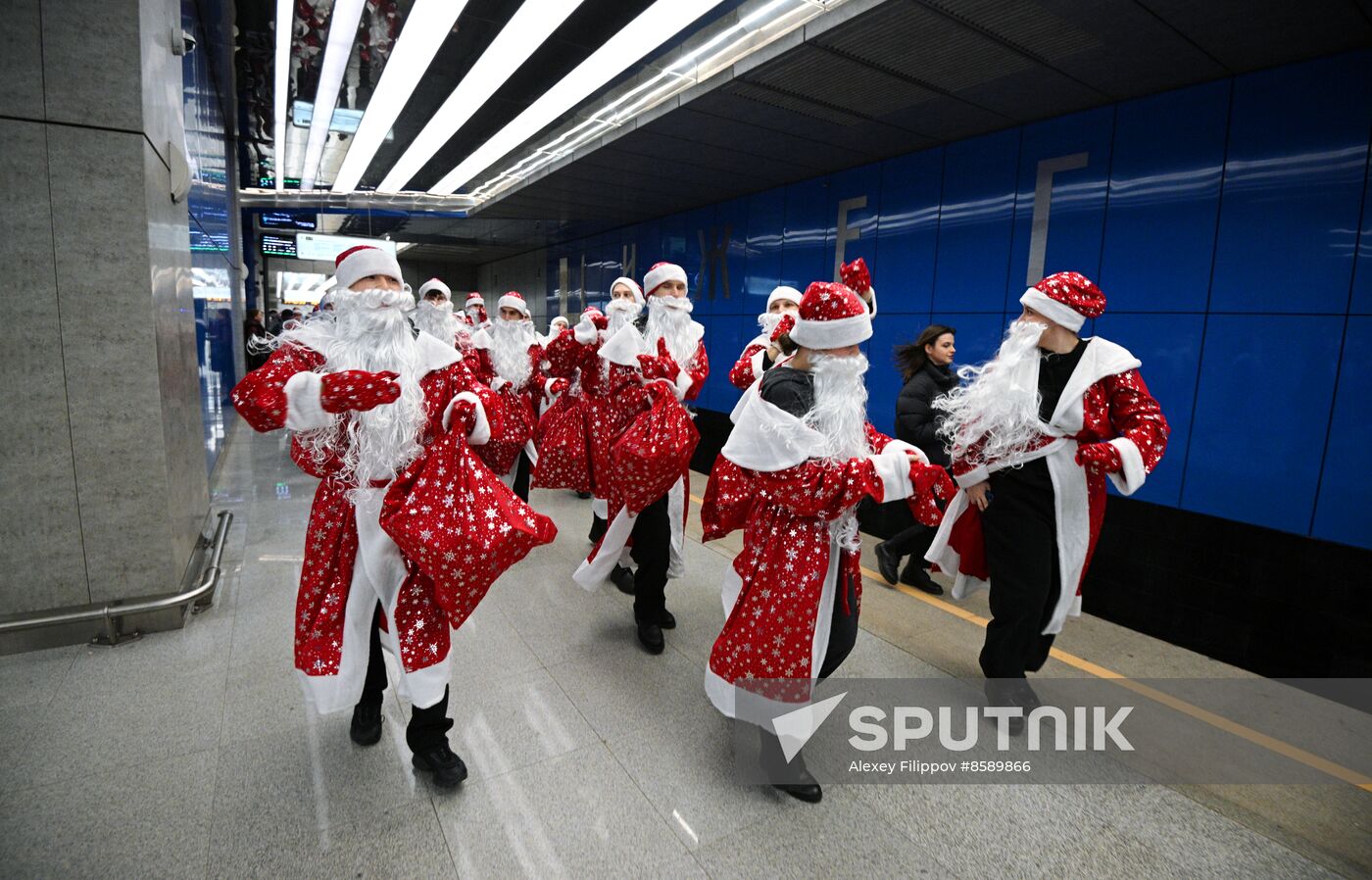 Russia New Year Season Fathers Frost