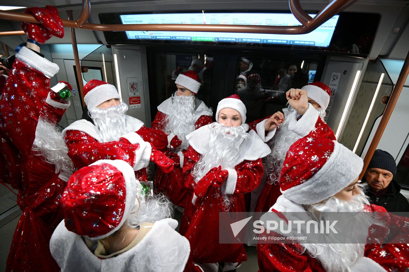 Russia New Year Season Fathers Frost
