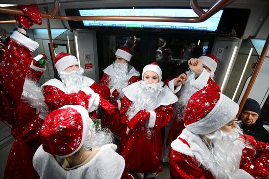 Russia New Year Season Fathers Frost