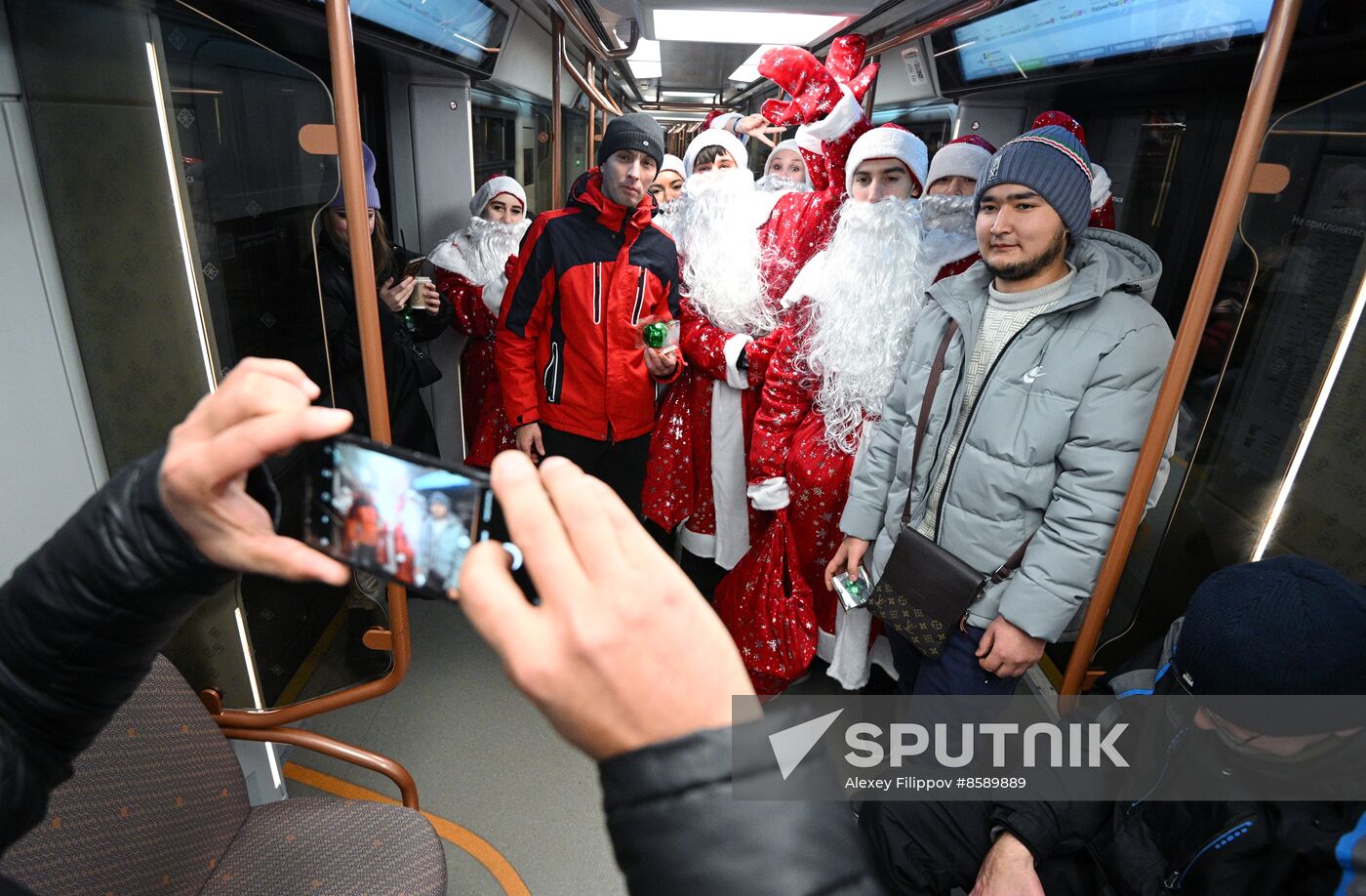 Russia New Year Season Fathers Frost