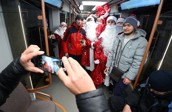 Russia New Year Season Fathers Frost