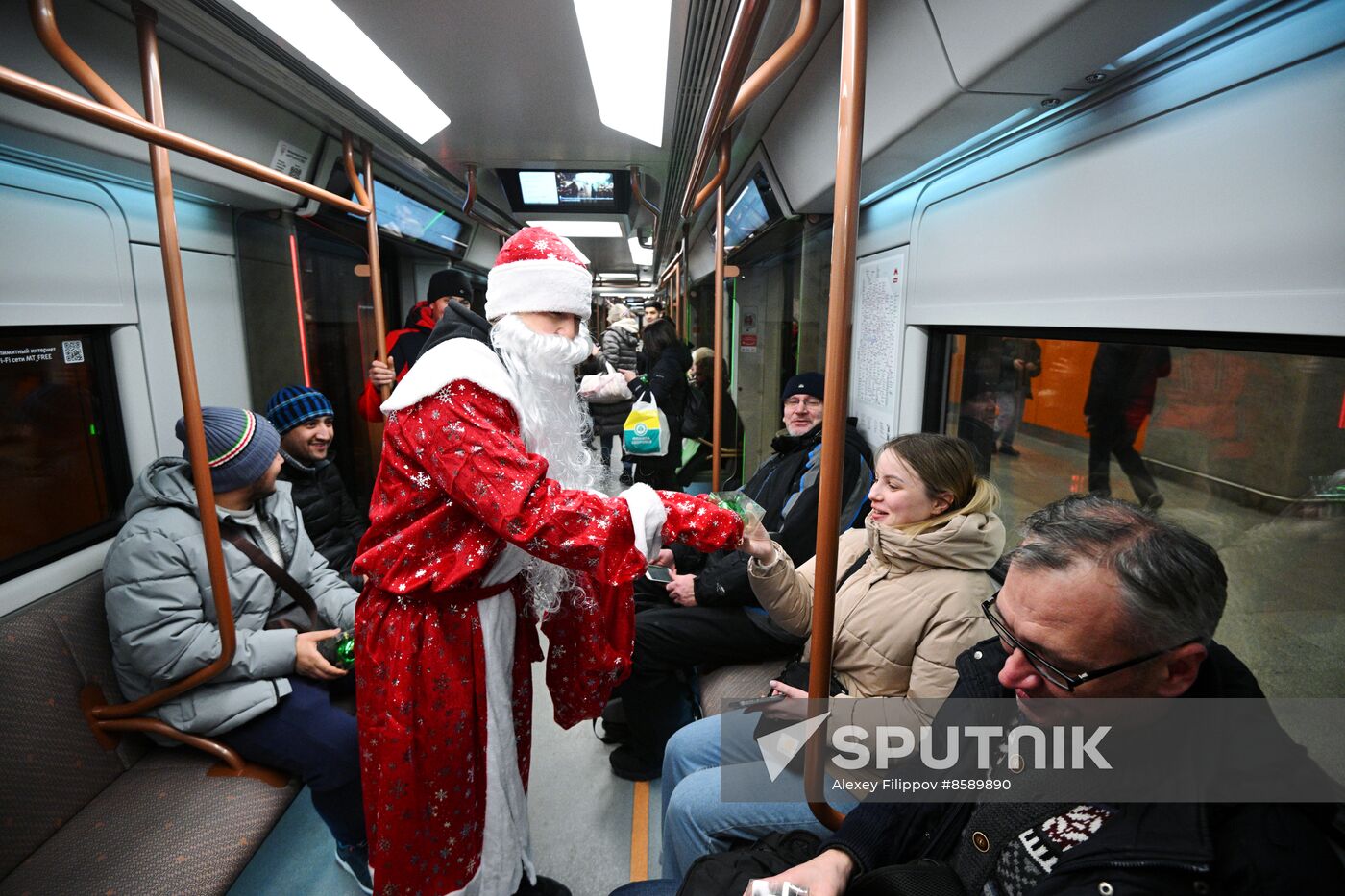 Russia New Year Season Fathers Frost
