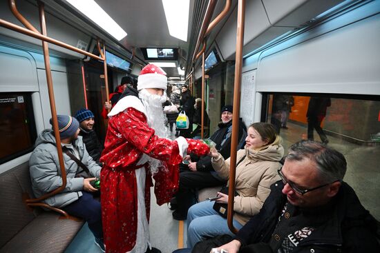 Russia New Year Season Fathers Frost