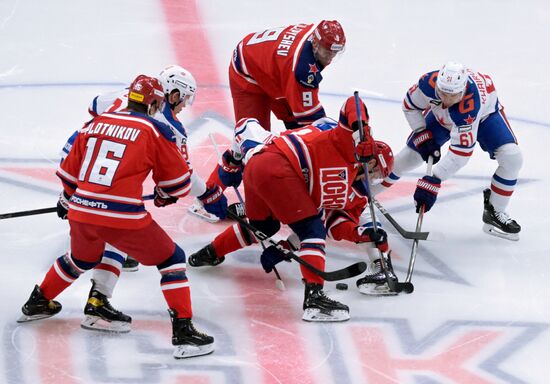 Russia Ice Hockey Kontinental League CSKA - SKA