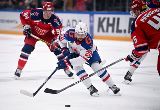 Russia Ice Hockey Kontinental League CSKA - SKA