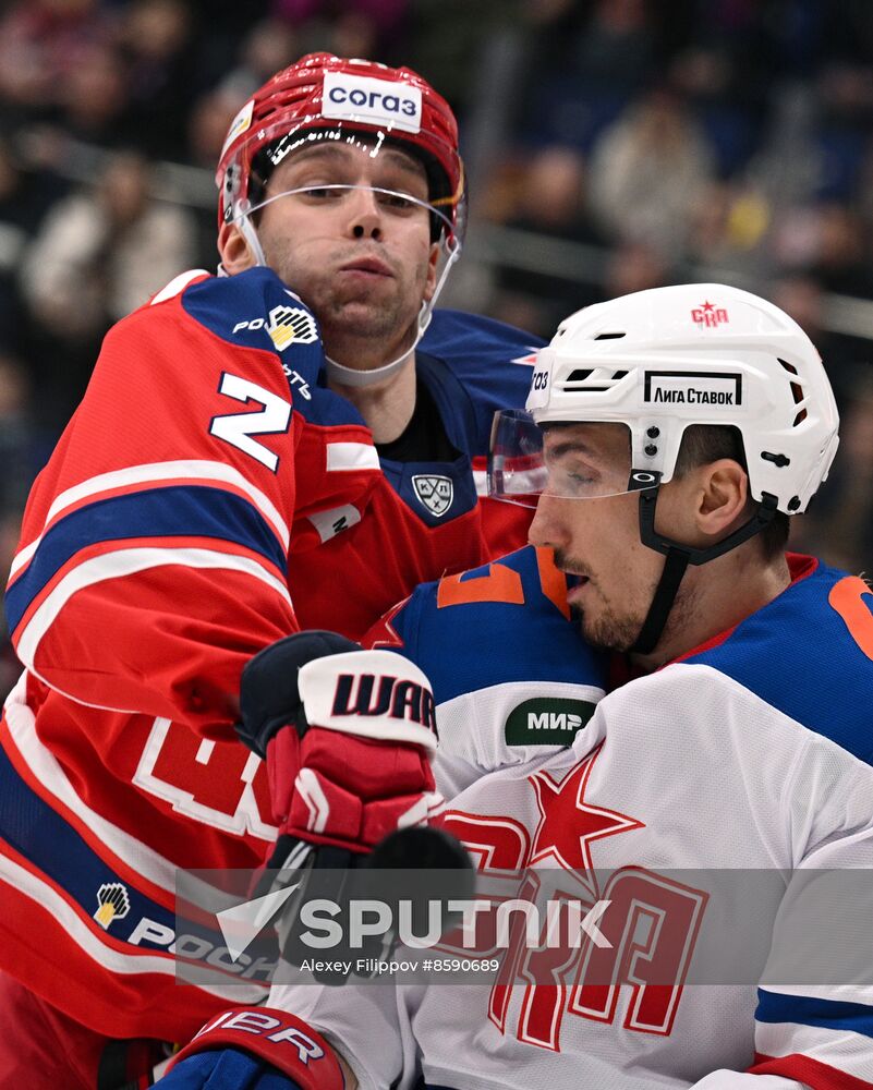 Russia Ice Hockey Kontinental League CSKA - SKA