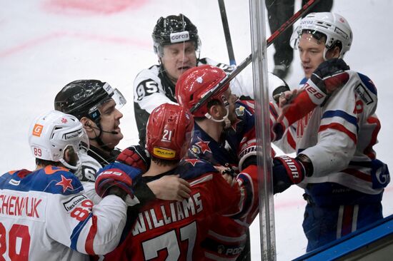 Russia Ice Hockey Kontinental League CSKA - SKA