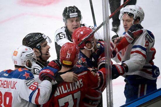 Russia Ice Hockey Kontinental League CSKA - SKA