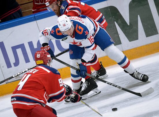 Russia Ice Hockey Kontinental League CSKA - SKA