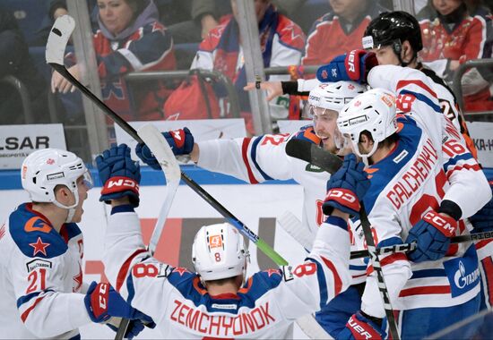 Russia Ice Hockey Kontinental League CSKA - SKA