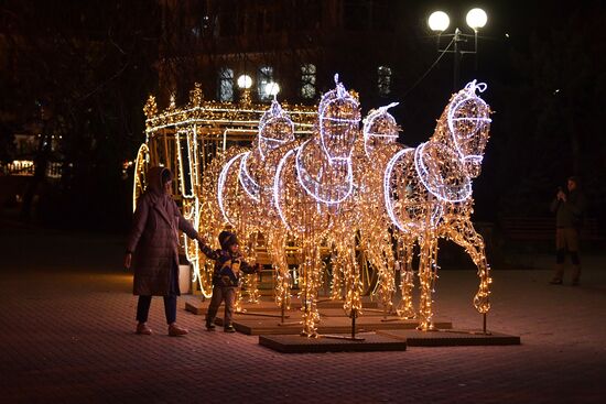 Russia New Year Season Crimea