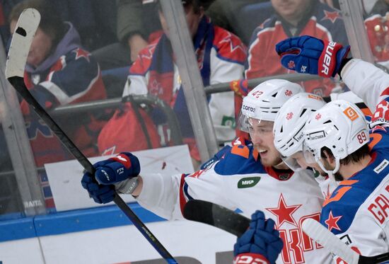 Russia Ice Hockey Kontinental League CSKA - SKA