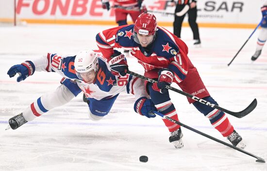 Russia Ice Hockey Kontinental League CSKA - SKA