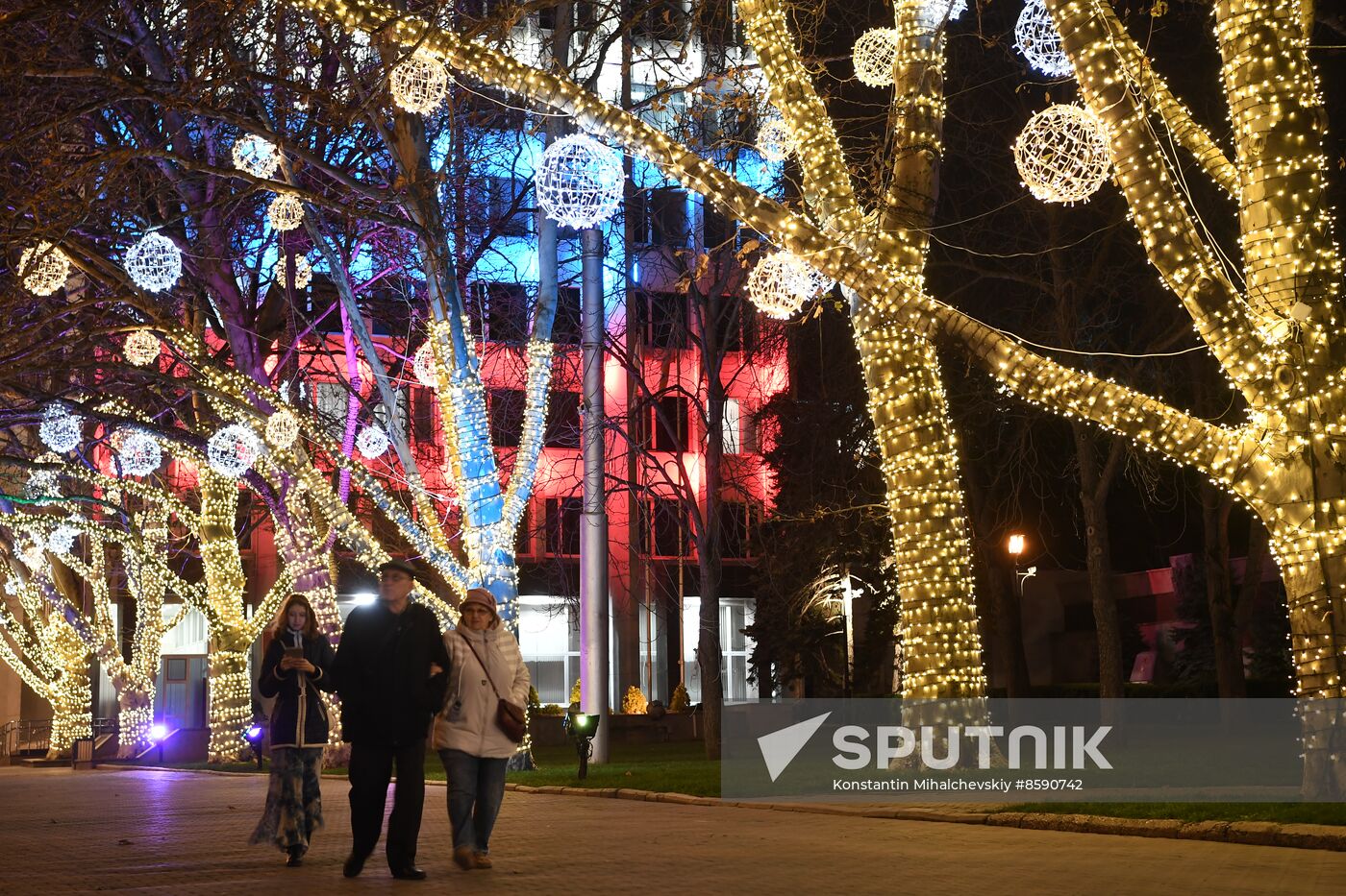 Russia New Year Season Crimea